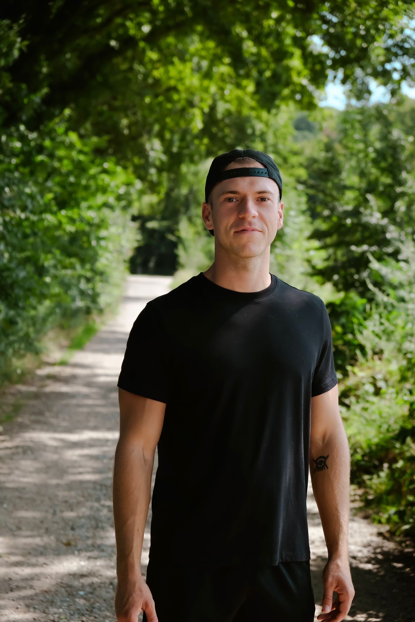 The founder of Project Be Proud, walking